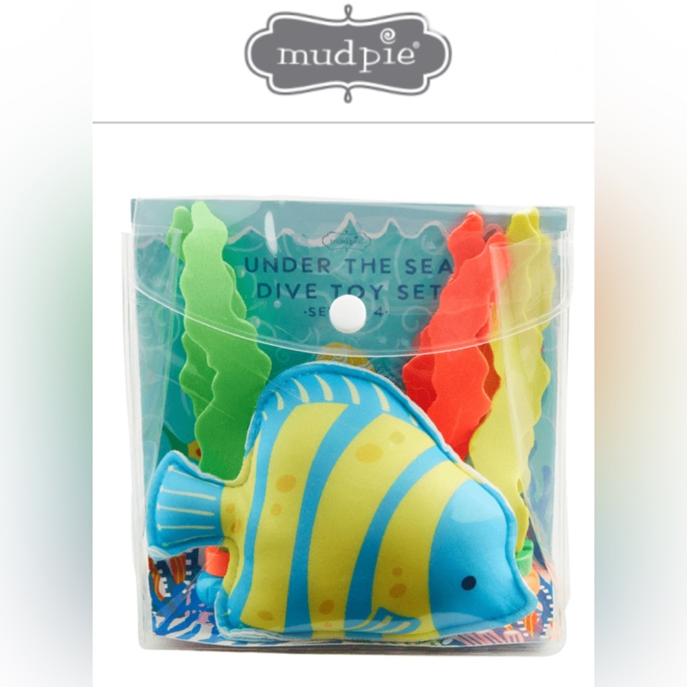 NEW Mud Pie Under the Sea Dive Toy Set - fish